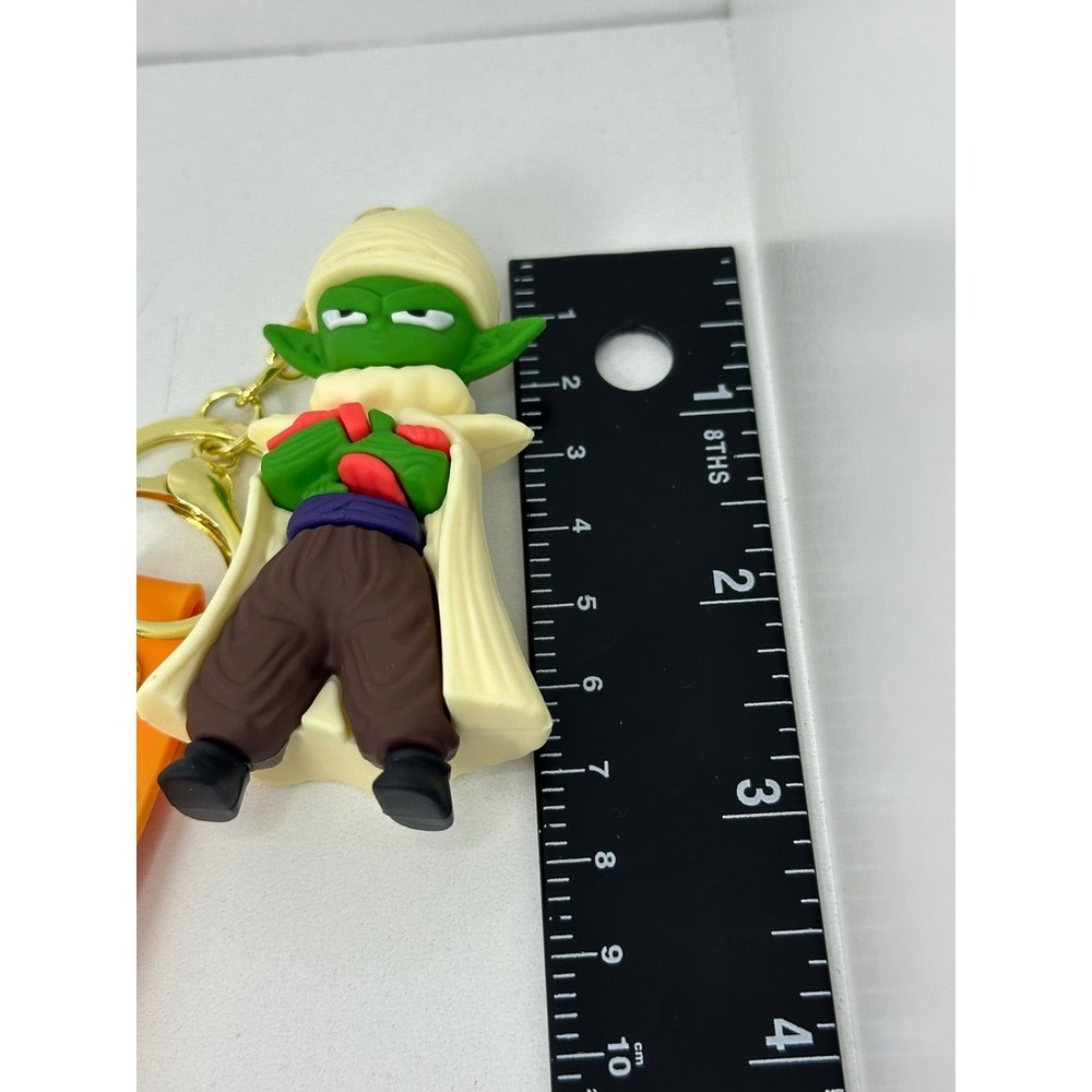 Dragon Ball Z Piccolo Rubber Keychain Figure with Orange Wrist Strap - Picture 6 of 6
